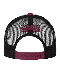 Outerstuff Big Boys and Girls White/Burgundy Washington Commanders Essentials Trucker Adjustable Hat