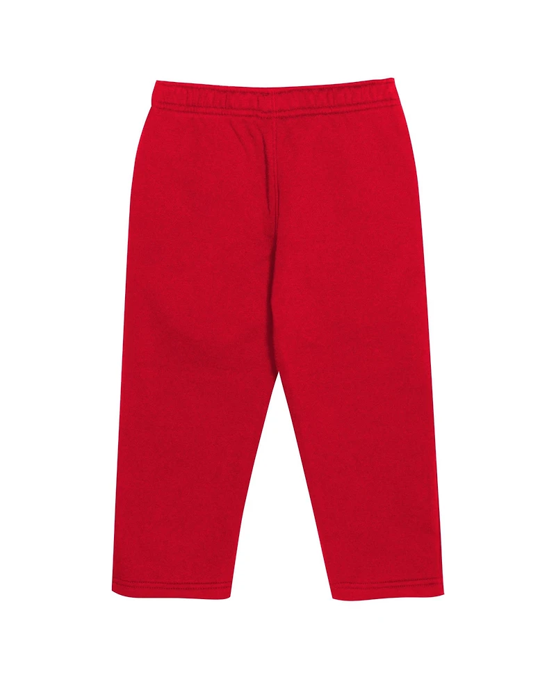 Outerstuff Toddler Red Kansas City Chiefs Lineman Fleece Hoodie Pants Set