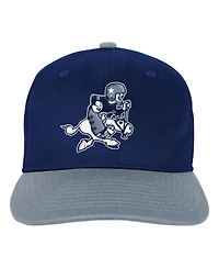 Outerstuff Big Boys and Girls Navy Dallas Cowboys True Retro Deadstock Snapback Hat