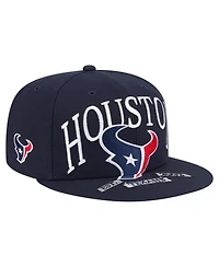 New Era Men's Navy Houston Texans Oversized 59FIFTY Fitted Hat