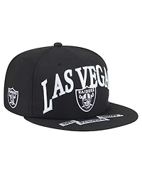New Era Men's Black Las Vegas Raiders Oversized 59FIFTY Fitted Hat