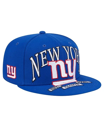 New Era Men's Royal York Giants Oversized 59FIFTY Fitted Hat