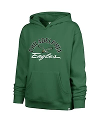 '47 Brand Women's Kelly Green Philadelphia Eagles Whirlwind Naomi Pullover Hoodie