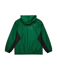 Mitchell Ness Men's Kelly Green Philadelphia Eagles Logo Playmaker Full-Zip Windbreaker Jacket