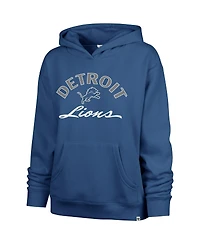 '47 Brand Women's Blue Detroit Lions Whirlwind Naomi Pullover Hoodie