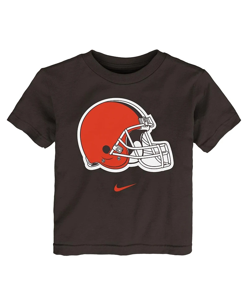 Nike Toddler Brown Cleveland Browns Primary Logo T-Shirt