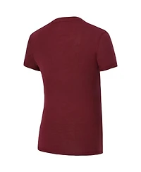 Concepts Sport Women's Burgundy, Gold Washington Commanders Avondale T-Shirt Pants Flannel Pj Set