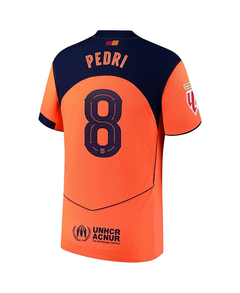 Nike Men's Pedri Orange Barcelona 2025/26 Third Authentic Player Jersey