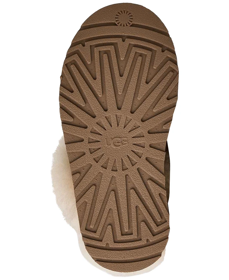 Ugg Baby Girls Round Toe Disquette Slippers