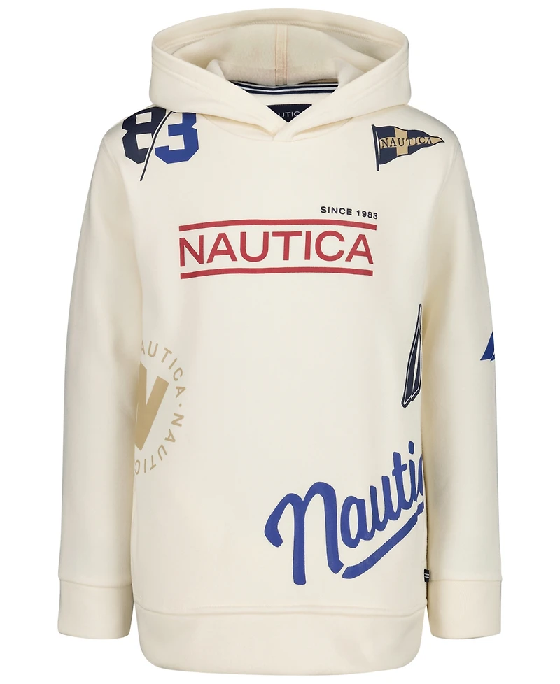 Nautica Boys 8-20 Playful Print Pullover Hoodie