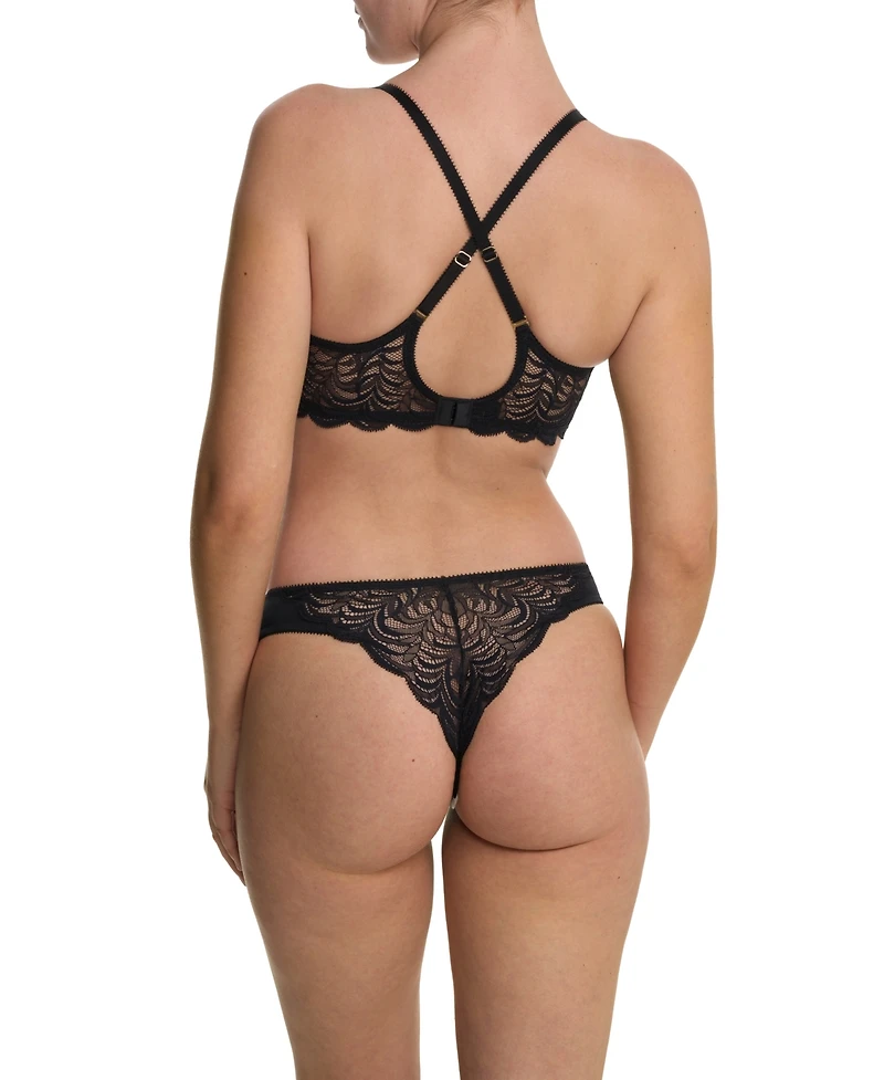 Natori Persuasion Lace Convertible Plunge T-Shirt Bra