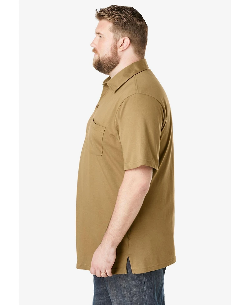 KingSize Big & Tall Heavyweight Jersey Polo Shirt