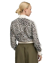 Puma Women's T7 Leopard Luxe Short Track Jacket