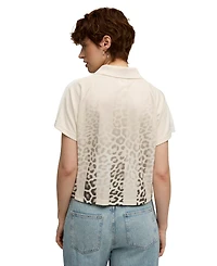 Puma Women's Leo Luxe Relaxed Jersey Top