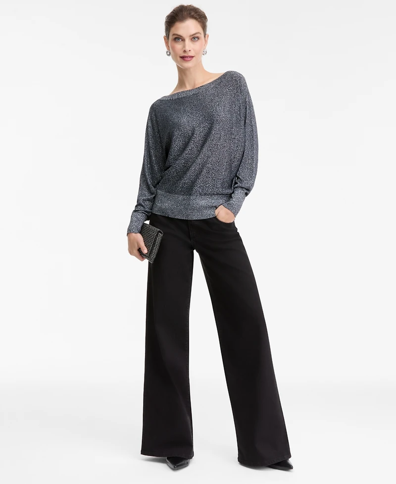 I.n.c. International Concepts Women's Boat-Neck Sweater, Macy's Exclusive