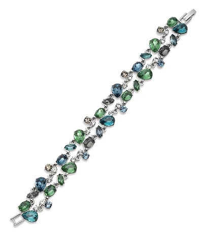 Givenchy Multi-Stone Foldover Drama Flex Bracelet