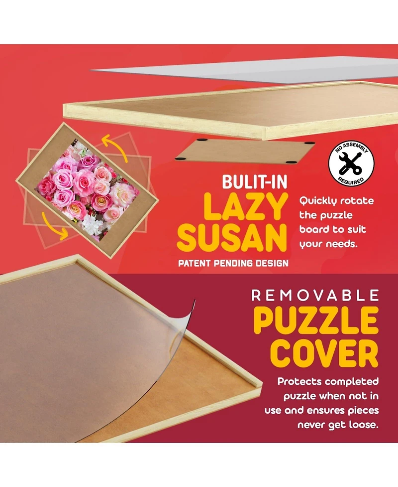 Wooden Jigsaw Puzzle Table