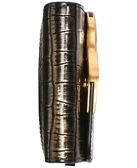 Donna Karan New York Women's Malverne Metallic Croco String Wallet