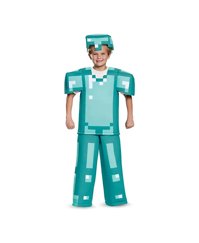 Disguise Big Boys and Girls Minecraft Armor Prestige Costume