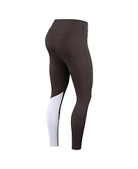 Nike Women's Brown/White Cleveland Browns 7/8 Performance Leggings