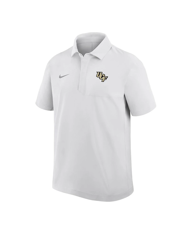 Nike Men's White Ucf Knights 2025 Sideline Dri-fit Polo Shirt