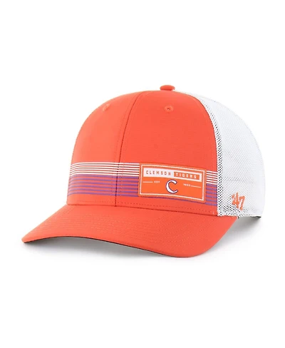 '47 Brand Men's Orange Clemson Tigers Rangefinder Brrr Trucker Adjustable Hat