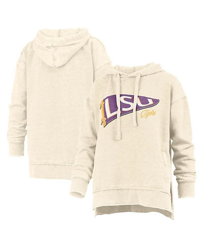 Pressbox Women's Cream Lsu Tigers Marni Pullover Hoodie
