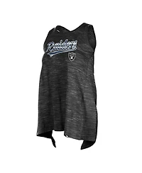 New Era Women's Black Las Vegas Raiders Space Dye Active Tank Top