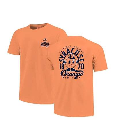 Image One Big Boys and Girls Orange Syracuse Comfort Colors Mascot Overlay T-Shirt
