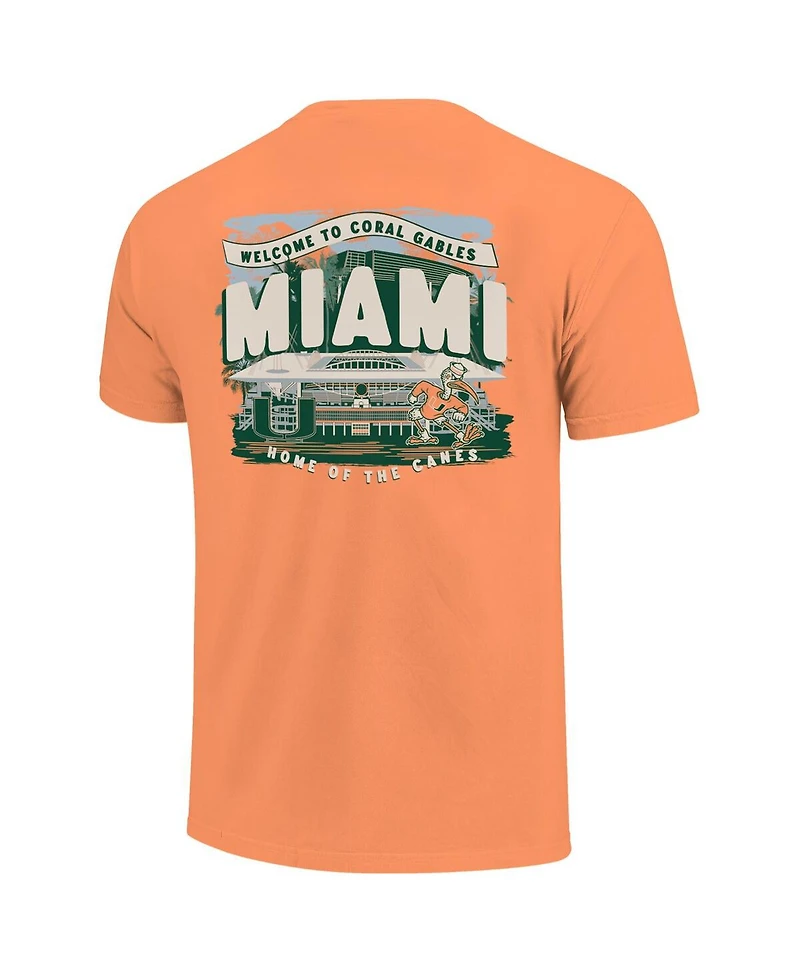 Image One Big Boys and Girls Orange Miami Hurricanes Local Campus Scene T-Shirt