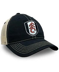 1863FC Men's Black Fulham Trucker Adjustable Hat