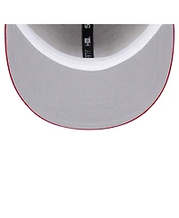 New Era Men's Khaki Ohio State Buckeyes Throwback Two-Tone 59FIFTY Fitted Hat