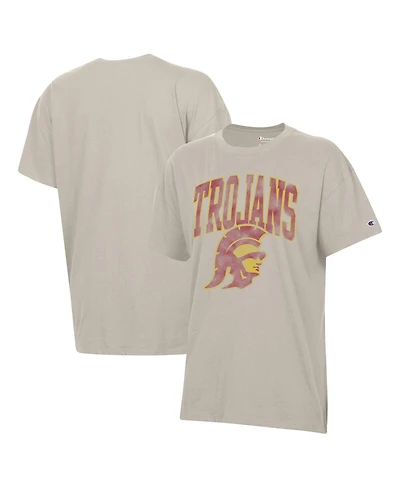 Champion Women's Tan Usc Trojans Core Oversized T-Shirt