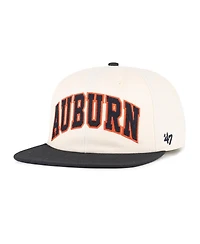 '47 Brand Men's and Women's Natural Auburn Tigers Crossover Off Hand Captain Adjustable Hat