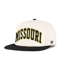 '47 Brand Men's and Women's Natural Missouri Tigers Crossover Off Hand Captain Adjustable Hat