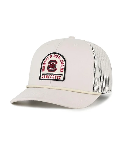 '47 Brand Men's and Women's Cream South Carolina Gamecocks Core Inline Gravestone Adjustable Trucker Hat
