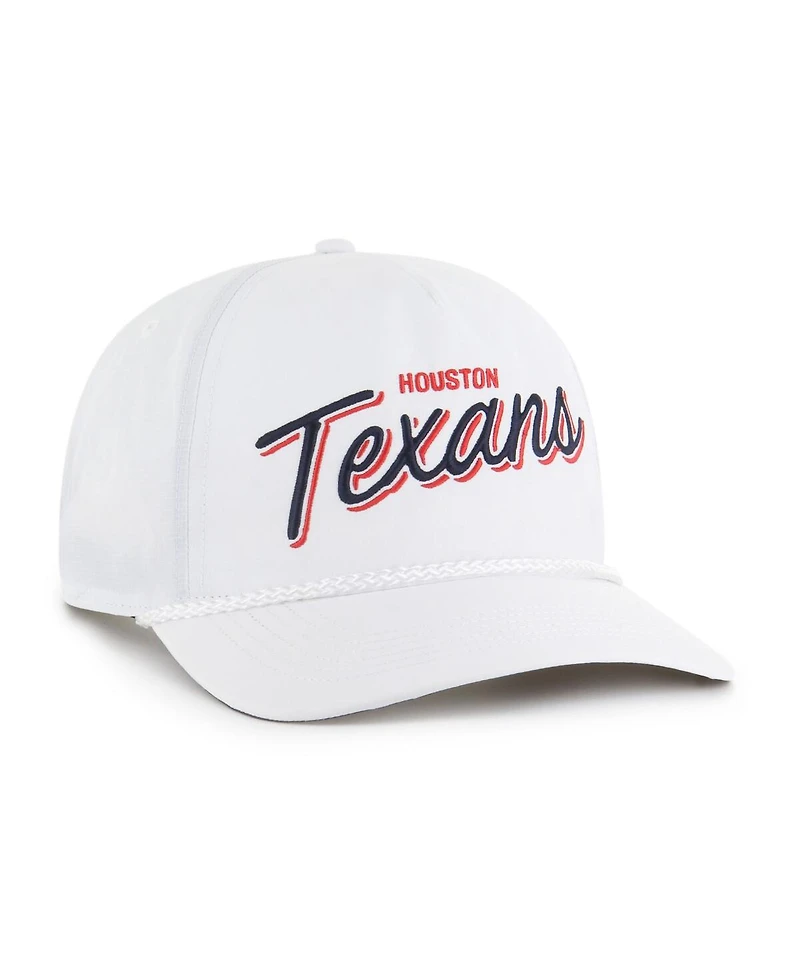 '47 Brand Men's White Houston Texans Brrr Fairway Hitch Adjustable Hat