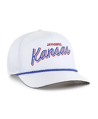 '47 Brand Men's White Kansas Jayhawks Fairway Hitch Adjustable Hat