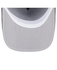 New Era Men's Black Chicago White Sox Chainstitch 9FIFTY A-Frame Snapback Hat