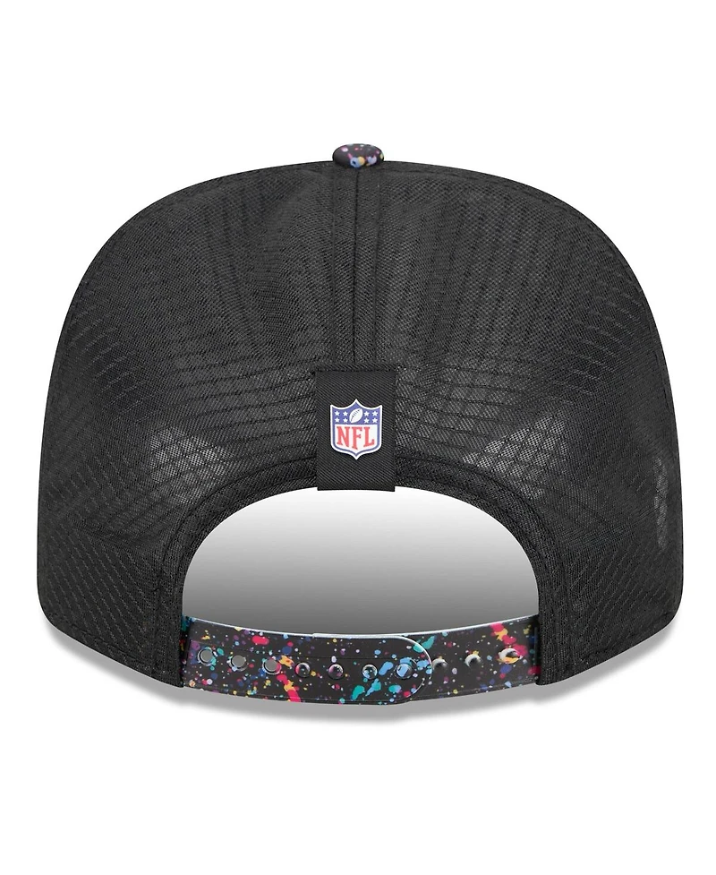 New Era Men's Black Detroit Lions 2025 Nfl Crucial Catch 9SEVENTY Adjustable Hat