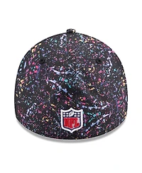 New Era Men's Black Tampa Bay Buccaneers 2025 Nfl Crucial Catch 39THIRTY Flex Hat