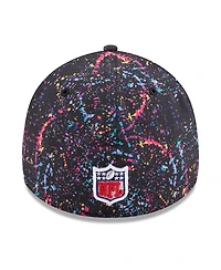 New Era Men's Black Minnesota Vikings 2025 Nfl Crucial Catch 39THIRTY Flex Hat