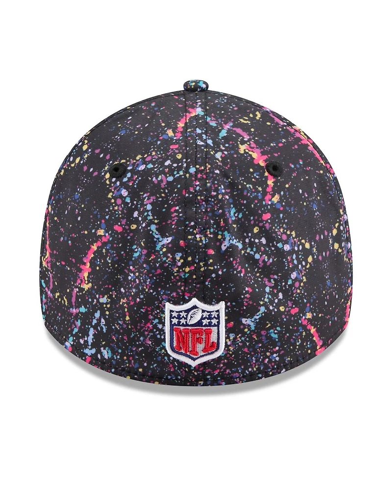 New Era Men's Black Los Angeles Rams 2025 Nfl Crucial Catch 39THIRTY Flex Hat