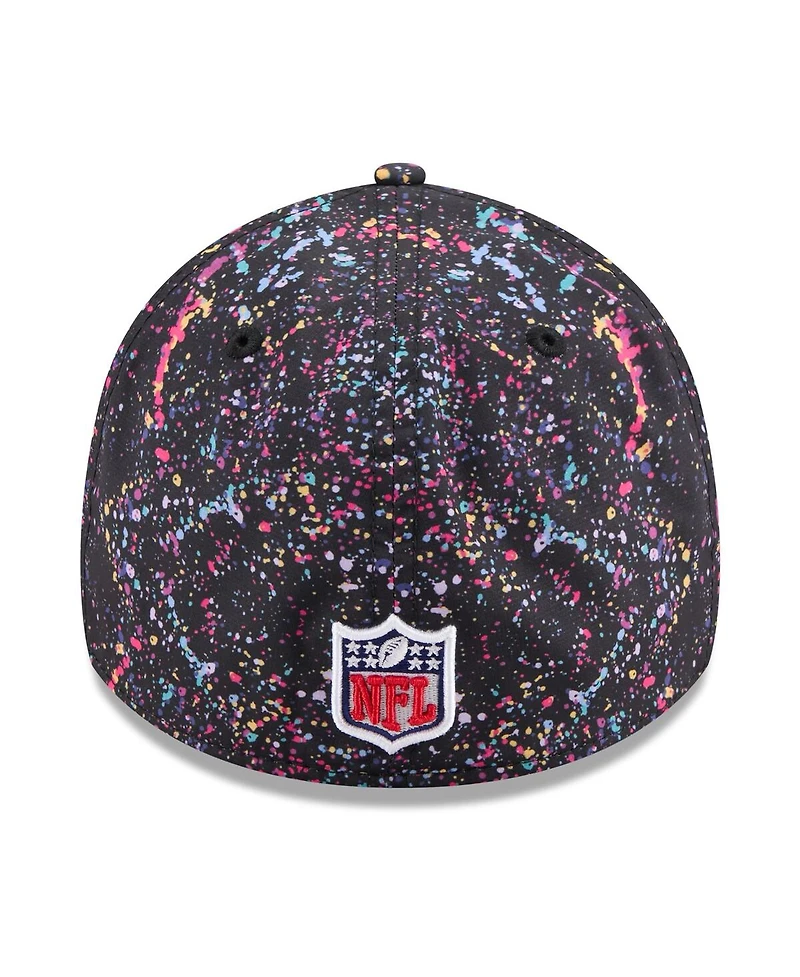 New Era Men's Black Las Vegas Raiders 2025 Nfl Crucial Catch 39THIRTY Flex Hat
