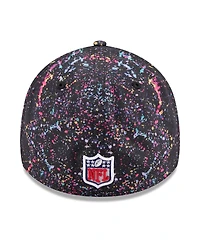 New Era Men's Black Las Vegas Raiders 2025 Nfl Crucial Catch 39THIRTY Flex Hat