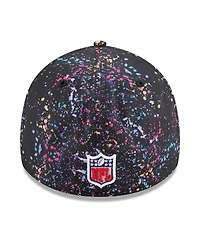 New Era Men's Black Houston Texans 2025 Nfl Crucial Catch 39THIRTY Flex Hat