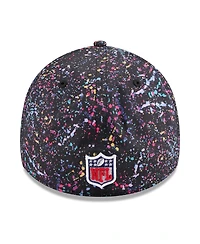 New Era Men's Black Cincinnati Bengals 2025 Nfl Crucial Catch 39THIRTY Flex Hat