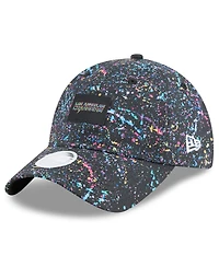 New Era Women's Black Los Angeles Chargers 2025 Nfl Crucial Catch Pony Tail Adjustable Hat