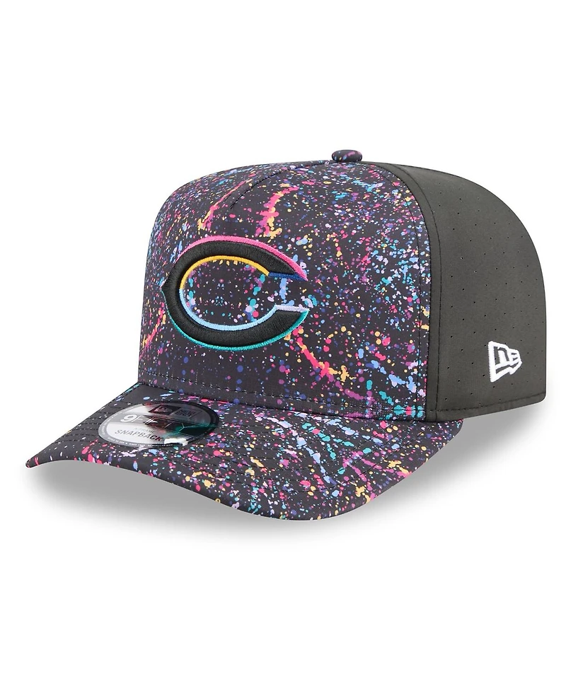 New Era Men's Black Chicago Bears 2025 Nfl Crucial Catch A-Frame 9FIFTY Snapback Hat