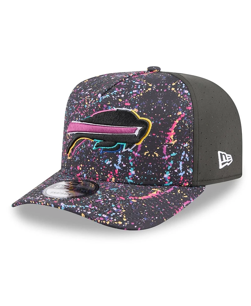 New Era Men's Black Buffalo Bills 2025 Nfl Crucial Catch A-Frame 9FIFTY Snapback Hat